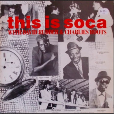 DAVID RUDDER & CHARLIES ROOTS - This is Soca (Various Artist) - Vinyl Lp