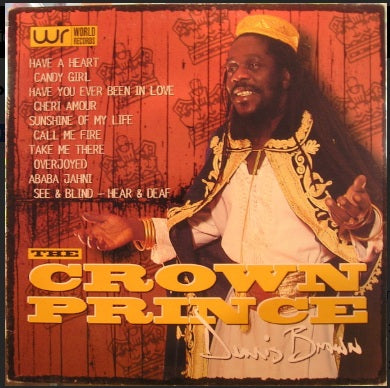DENNIS BROWN - THE CROWN PRINCE - VINTAGE (1ST PRESS) VINYL-LP