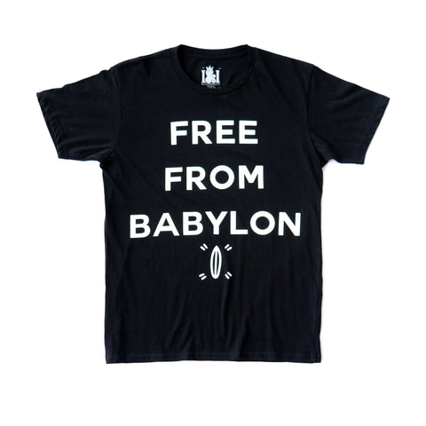I&I SUPPLY - FREE FROM BABYLON - MEN T-SHIRT