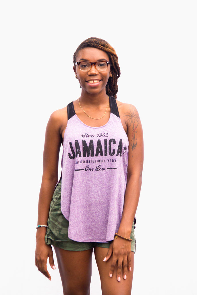 LIFESTYLE - JAMAICA ONE LOVE - LADIES TANK – The Street Supply Co